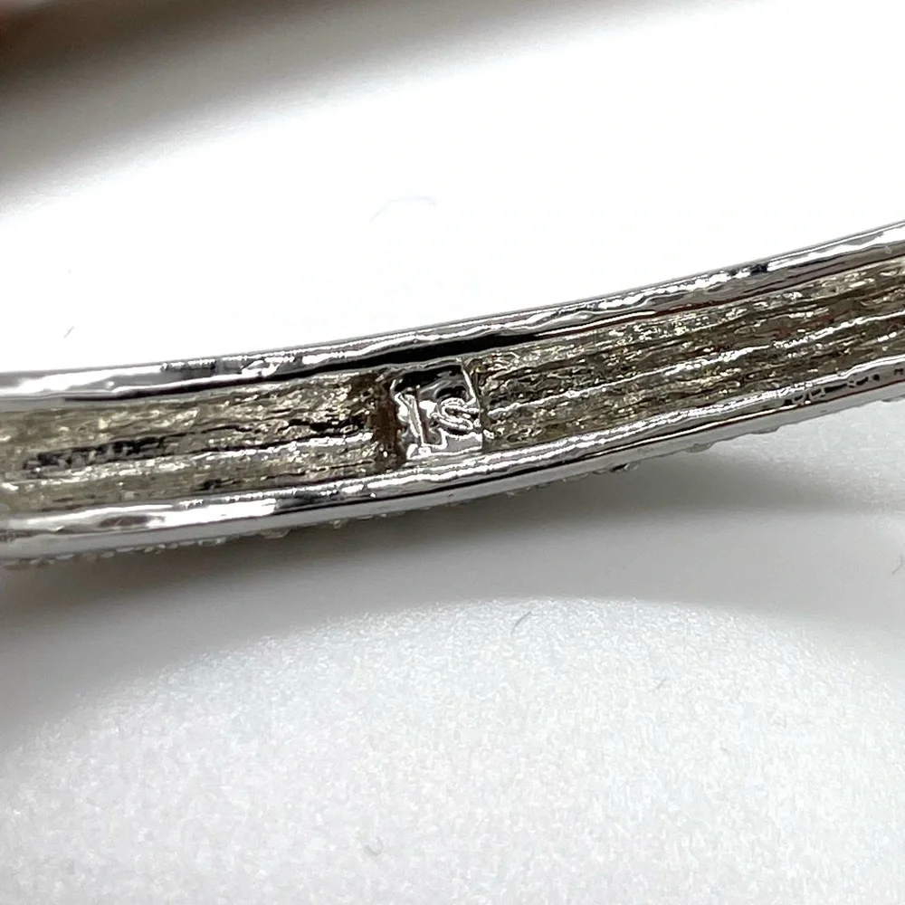Lia Sophia Silver Played with Crystal Accent Bracelet